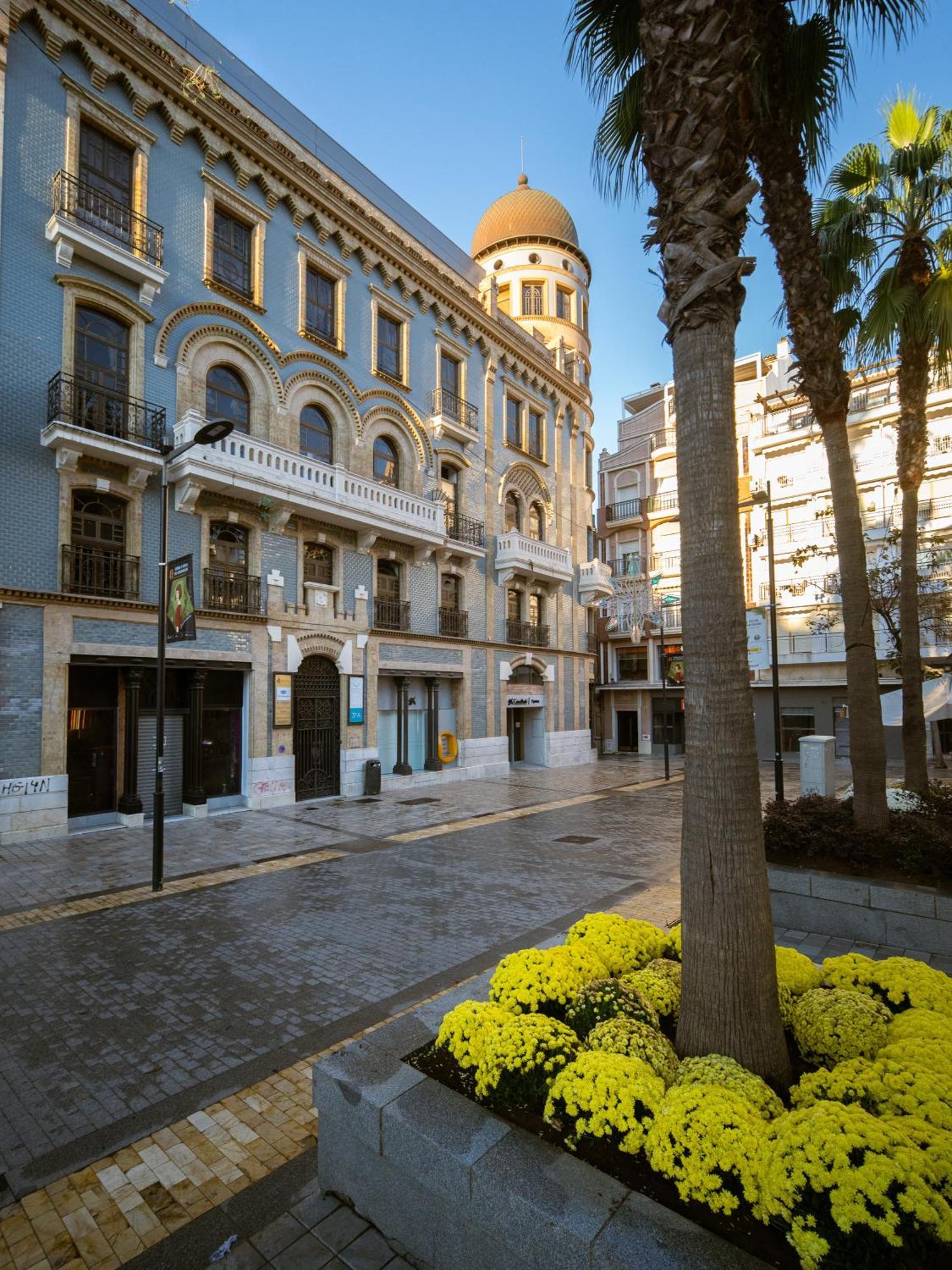 Conjunto De Apartamentos Antiguo Palacio Hotel Paris Huelva Luaran gambar