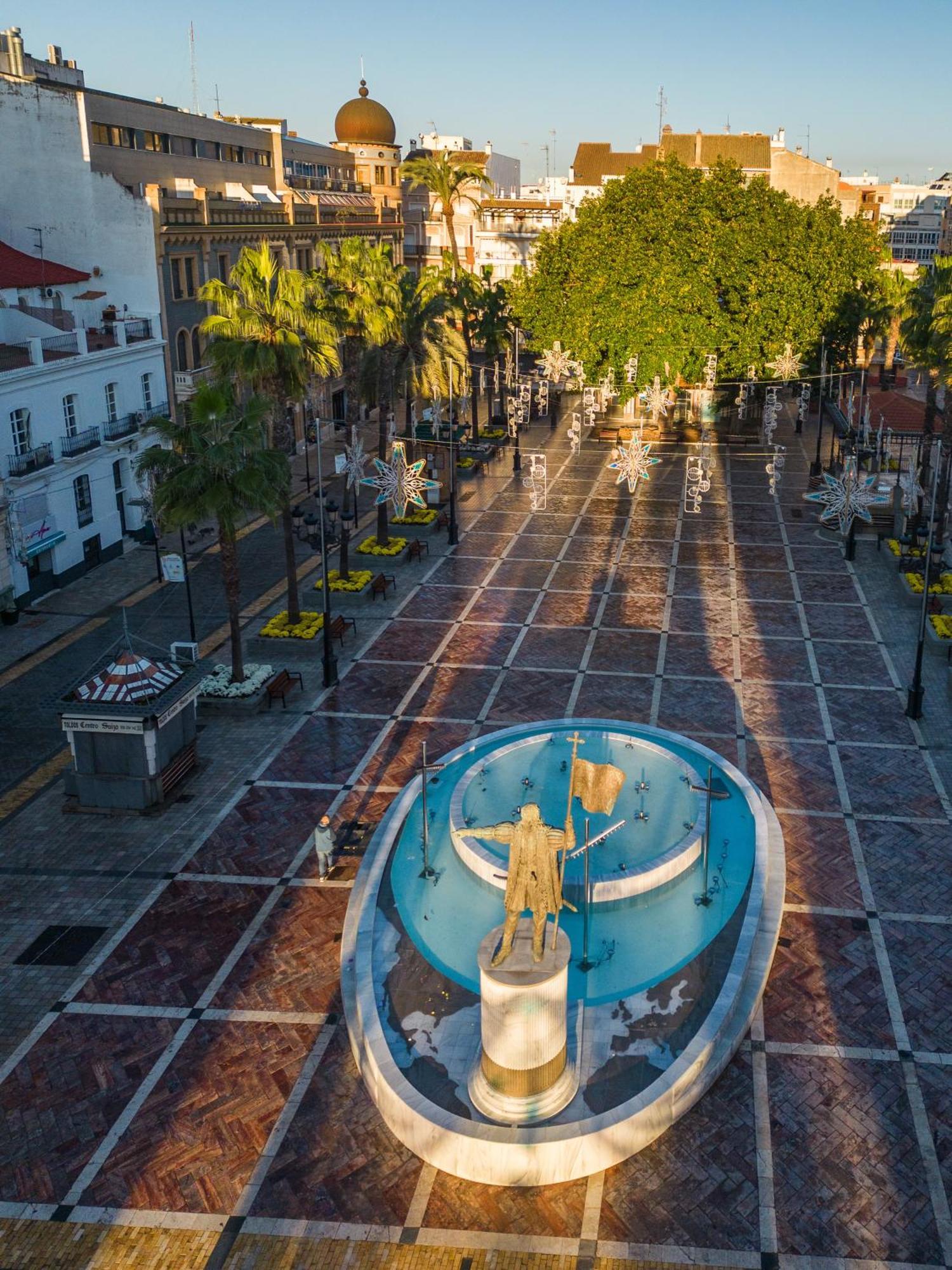 Conjunto De Apartamentos Antiguo Palacio Hotel Paris Huelva Luaran gambar